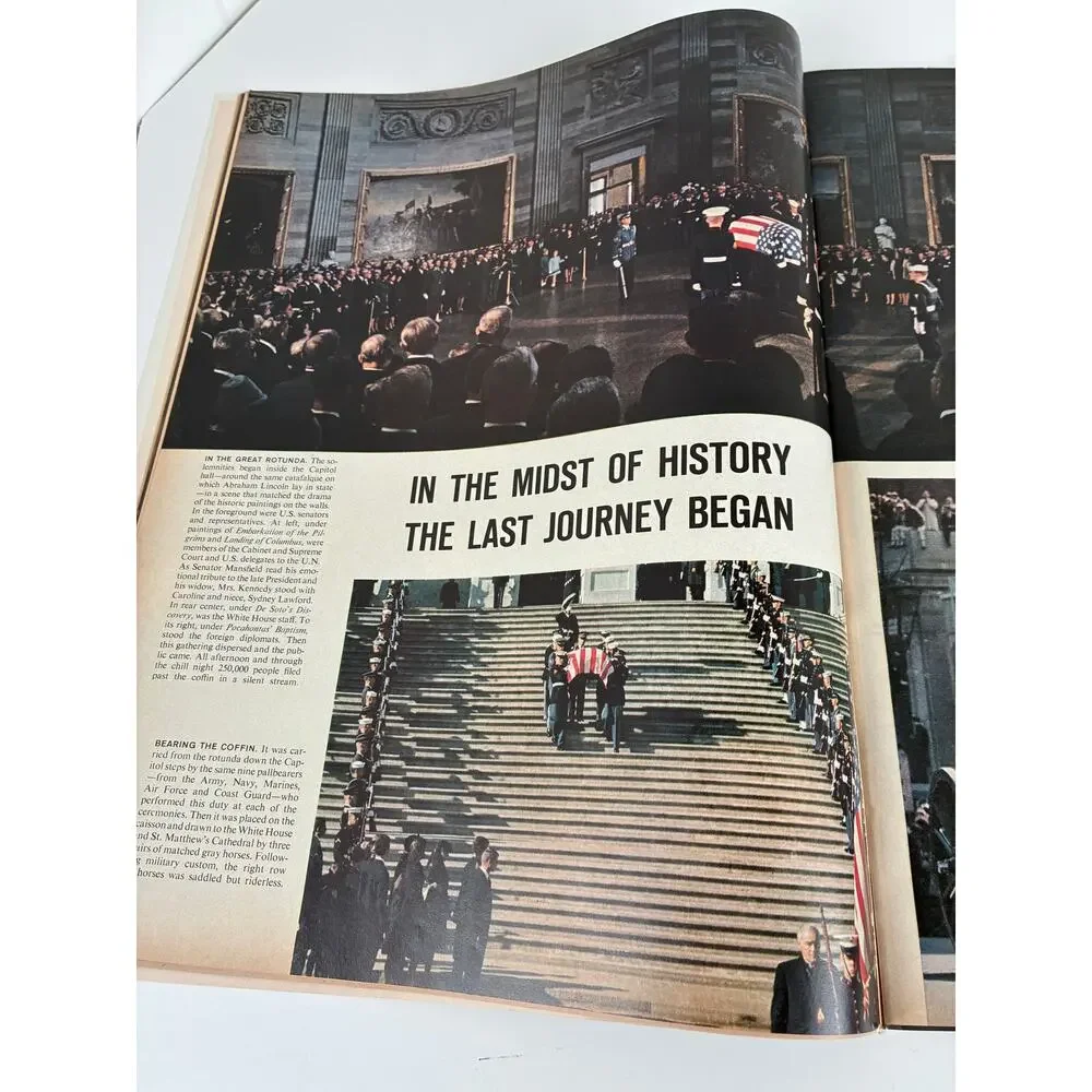 Life Magazine Funeral John F. Kennedy Jacqueline Caroline John Jr. Vol 25 #23